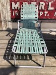 画像1: 60s Vintage Folding Lawn Chair Long (B835) (1)