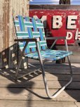 画像2: 60s Vintage Folding Lawn Chair (B830) (2)