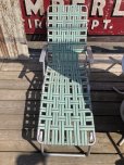 画像2: 60s Vintage Folding Lawn Chair Long (B835) (2)