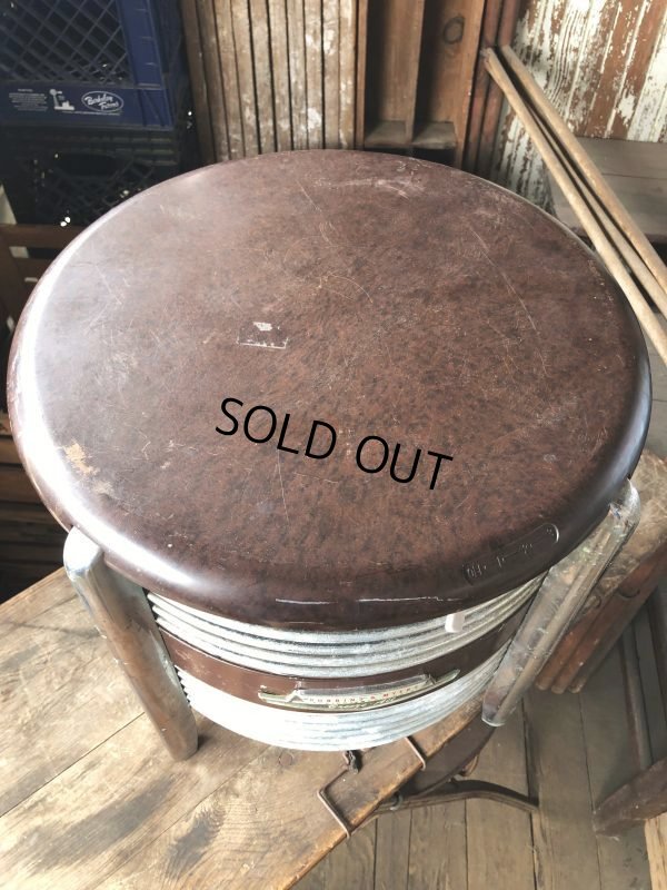 画像11: Vintage ROBBINS & MYERS Ottoman Stool Floor Circular Fan (B829)
