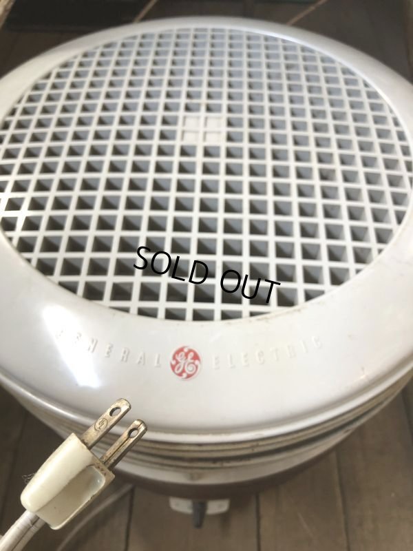 画像10: Vintage General Electric GE Ottoman Stool Floor Circular Fan (B827)
