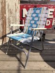 画像2: 60s Vintage Folding Lawn Chair A (B831) (2)