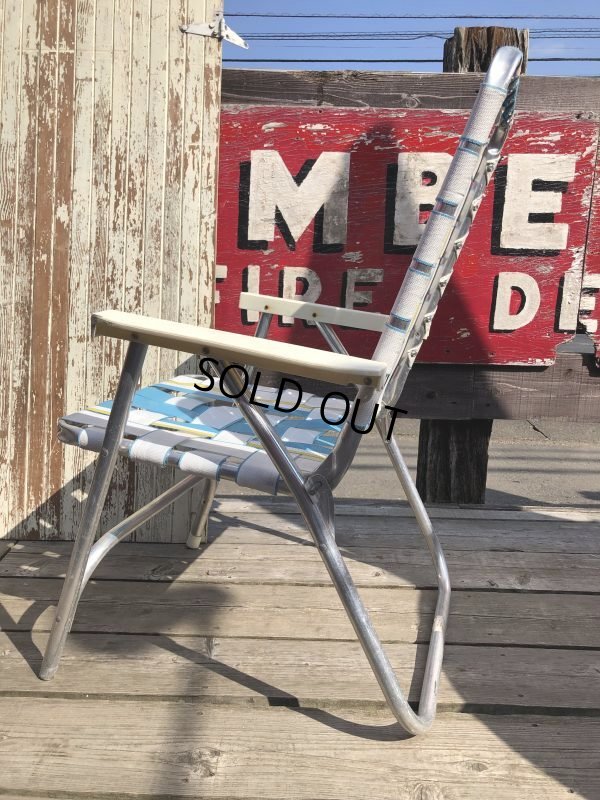画像3: 60s Vintage Folding Lawn Chair A (B831)