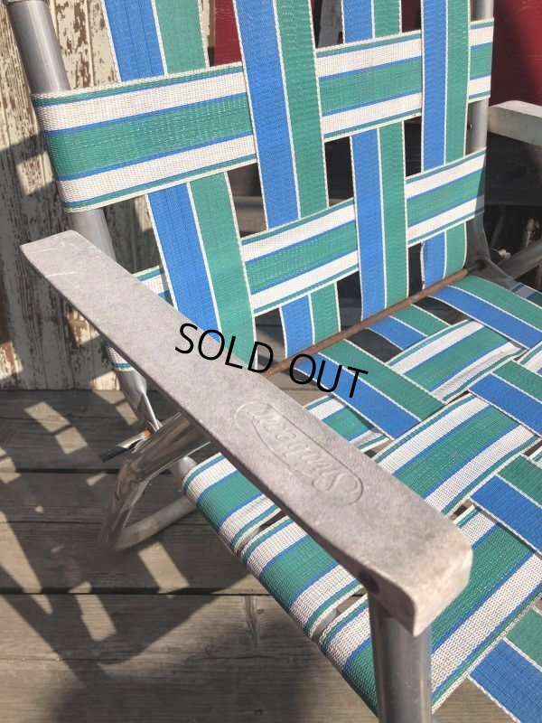 画像3: 60s Vintage Folding Lawn Chair (B830)