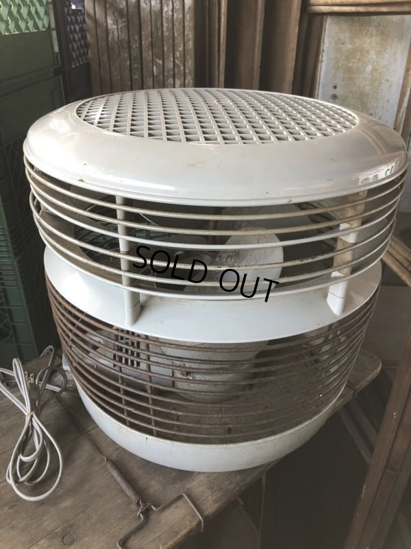 画像6: Vintage General Electric GE Ottoman Stool Floor Circular Fan (B827)