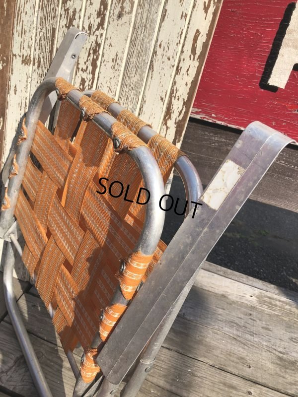 画像15: 60s Vintage Folding Lawn Chair Kid's (B833)
