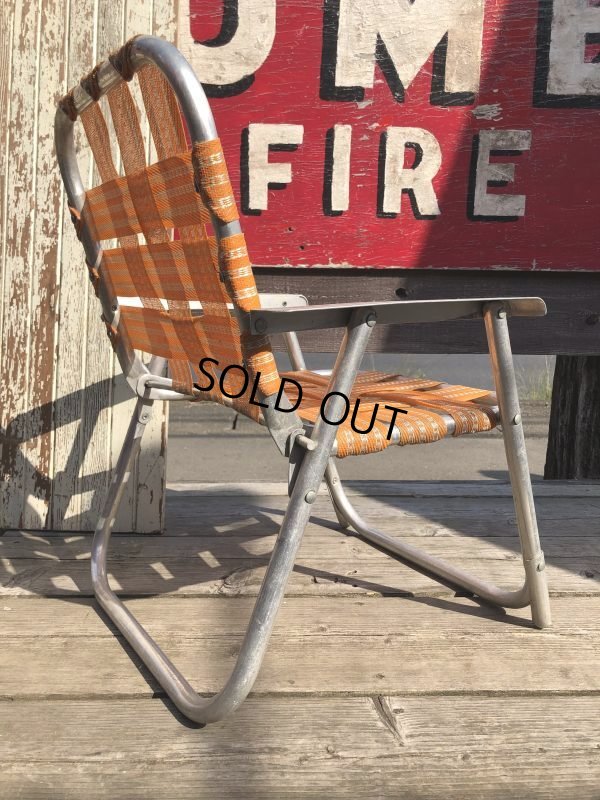 画像6: 60s Vintage Folding Lawn Chair Kid's (B833)