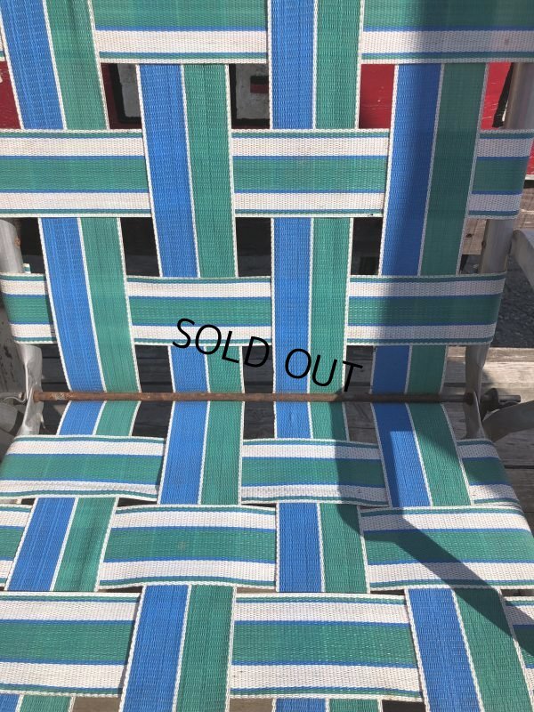 画像10: 60s Vintage Folding Lawn Chair (B830)