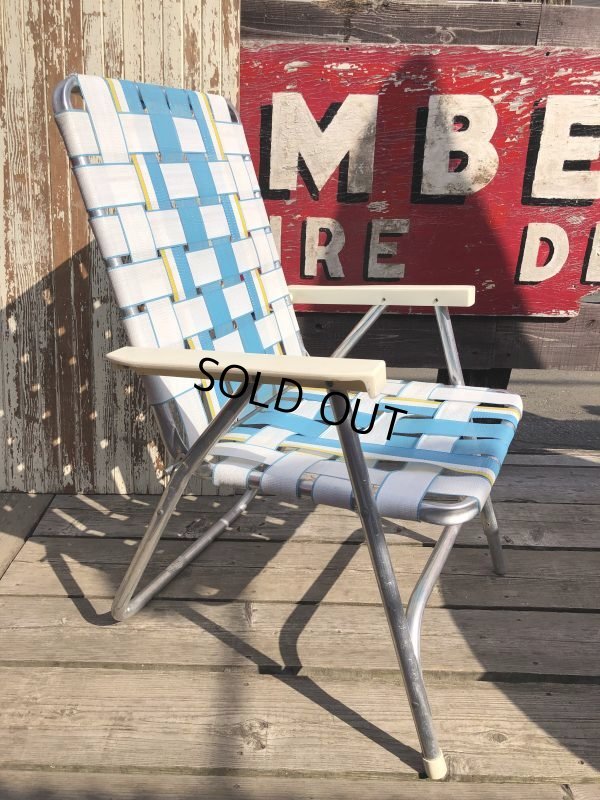 画像6: 60s Vintage Folding Lawn Chair A (B831)