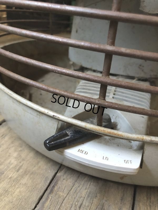 画像9: Vintage General Electric GE Ottoman Stool Floor Circular Fan (B827)