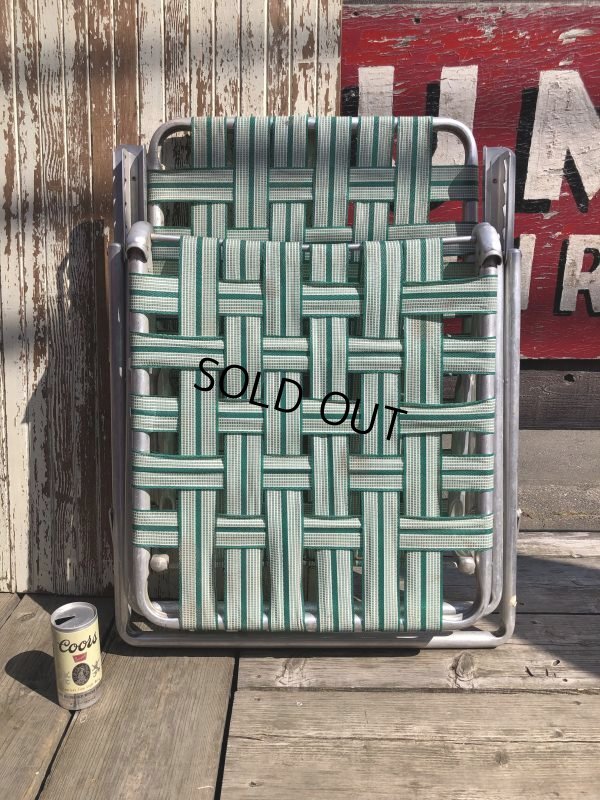 画像17: 60s Vintage Folding Lawn Chair Long (B835)