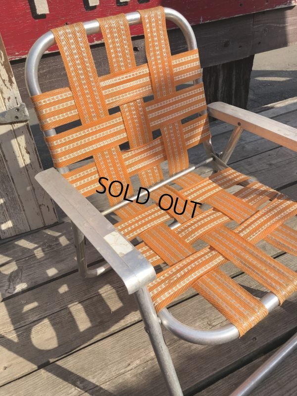 画像10: 60s Vintage Folding Lawn Chair Kid's (B833)