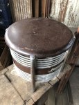 画像3: Vintage ROBBINS & MYERS Ottoman Stool Floor Circular Fan (B829)