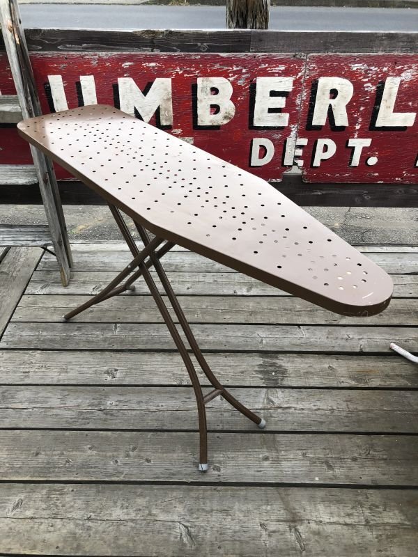 画像1: Vintage Metal Ironing Board Table (B839)