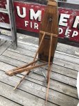 画像18: Vintage American Primitive Wooden Ironing Board Table (B838)