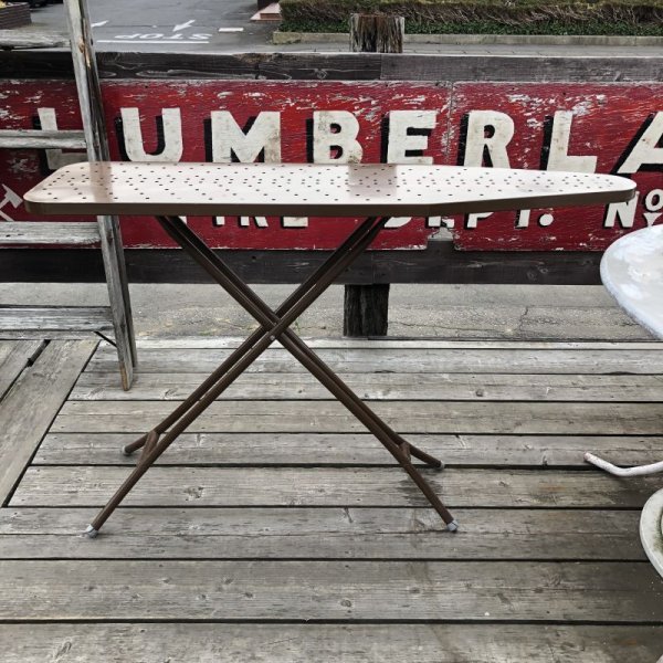 画像2: Vintage Metal Ironing Board Table (B839)