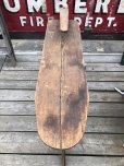 画像6: Vintage American Primitive Wooden Ironing Board Table (B837)