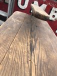 画像20: Vintage American Primitive Wooden Ironing Board Table (B837)