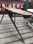 画像17: Vintage American Primitive Wooden Ironing Board Table (B837)