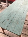 画像13: Vintage American Primitive Wooden Ironing Board Table (B838)