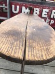 画像18: Vintage American Primitive Wooden Ironing Board Table (B837)