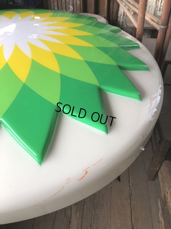 画像11: 【店舗引き取り限定】 Vintage Advertising BP British Petroleum Old Logo Lighted Store Sign (B841)
