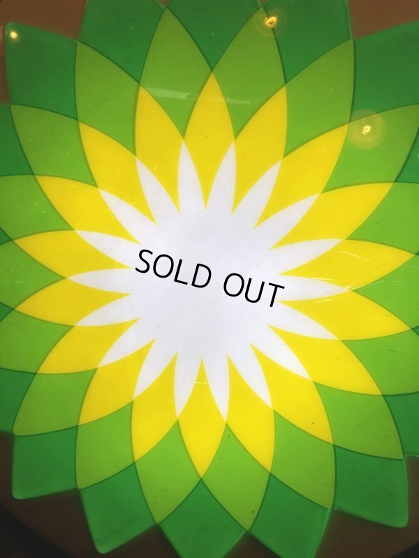 画像28: 【店舗引き取り限定】 Vintage Advertising BP British Petroleum Old Logo Lighted Store Sign (B841)