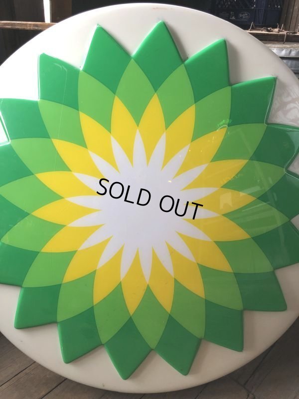 画像6: 【店舗引き取り限定】 Vintage Advertising BP British Petroleum Old Logo Lighted Store Sign (B841)