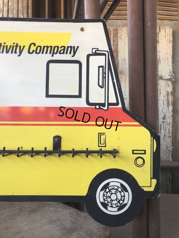 画像12: Vintage Adversiting MAC TOOLS Van Truck Shaped Key Holder Rack Sign (B842)