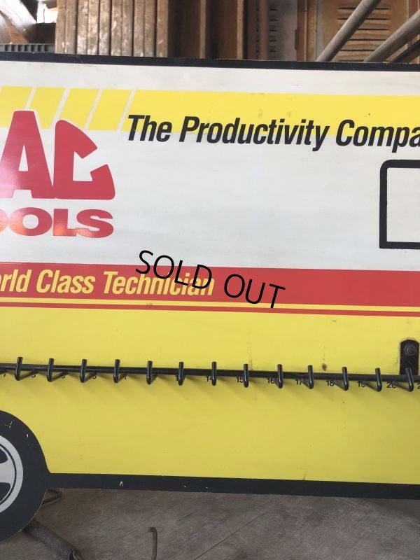 画像11: Vintage Adversiting MAC TOOLS Van Truck Shaped Key Holder Rack Sign (B842)