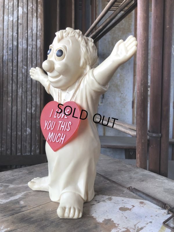 画像3: Vintage Message Doll Big Size I LOVE YOU THIS MUCH (B844)