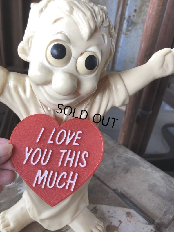 画像6: Vintage Message Doll Big Size I LOVE YOU THIS MUCH (B844)
