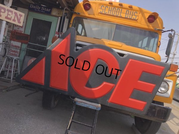 画像6: 【店舗引き取り限定】Vintage ACE Hardware Tools Lighted Store Display Sign HUGE !! (B844)