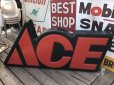 画像21: 【店舗引き取り限定】Vintage ACE Hardware Tools Lighted Store Display Sign HUGE !! (B844)