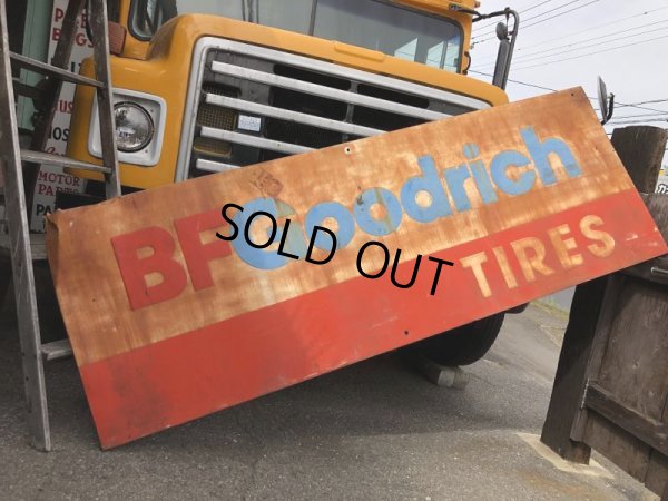 画像17: 【店舗引き取り限定】Vintage BF Goodrich Tires Advertising Store Display Sign HUGE !! (B845)