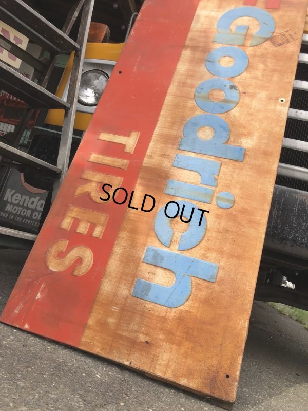 画像3: 【店舗引き取り限定】Vintage BF Goodrich Tires Advertising Store Display Sign HUGE !! (B845)