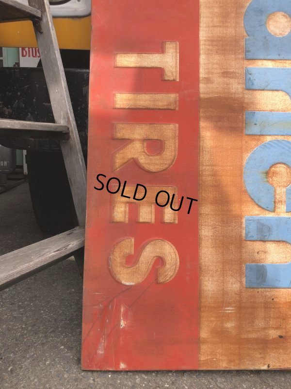 画像4: 【店舗引き取り限定】Vintage BF Goodrich Tires Advertising Store Display Sign HUGE !! (B845)
