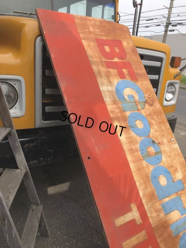 画像2: 【店舗引き取り限定】Vintage BF Goodrich Tires Advertising Store Display Sign HUGE !! (B845)