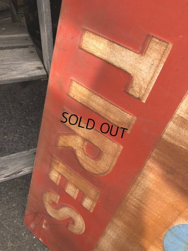 画像5: 【店舗引き取り限定】Vintage BF Goodrich Tires Advertising Store Display Sign HUGE !! (B845)