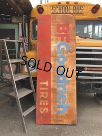 【店舗引き取り限定】Vintage BF Goodrich Tires Advertising Store Display Sign HUGE !! (B845)