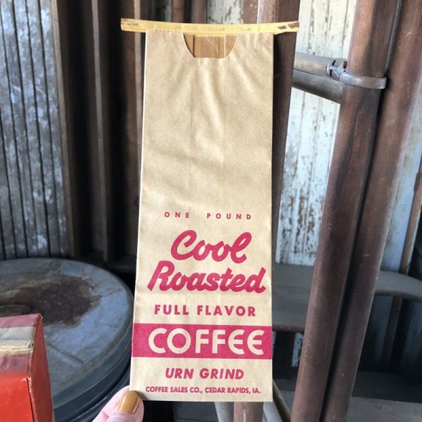 画像1: 50s Vintage Advertising Coffee Bags Unused NOS (B852)