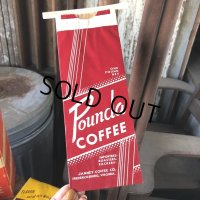 50s Vintage Advertising Coffee Bags Unused NOS (B849)