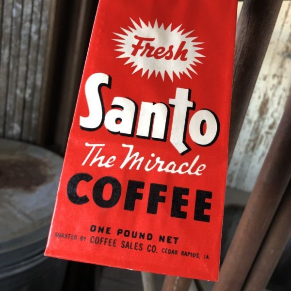画像3: 50s Vintage Advertising Coffee Bags Unused NOS (B850)