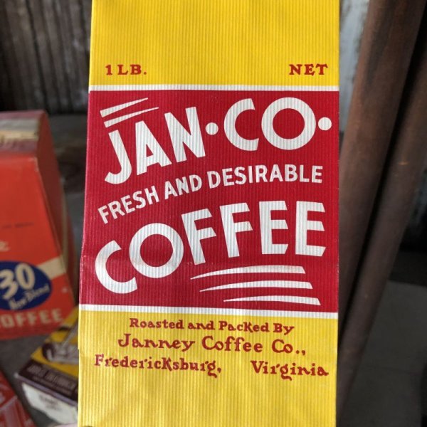 画像4: 50s Vintage Advertising Coffee Bags Unused NOS (B848)