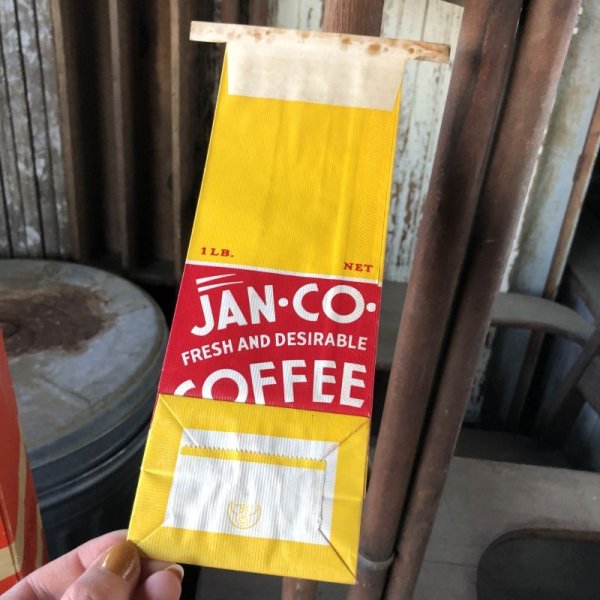 画像2: 50s Vintage Advertising Coffee Bags Unused NOS (B848)