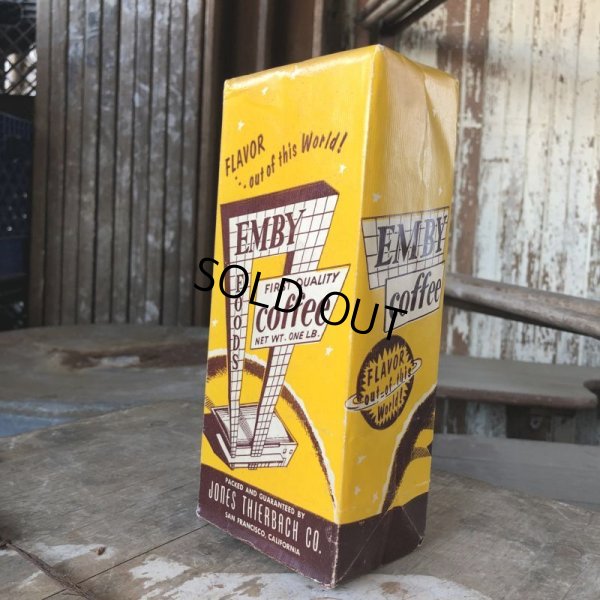 画像11: 50s Vintage Advertising Coffee Bags EMBY Coffee (B857)