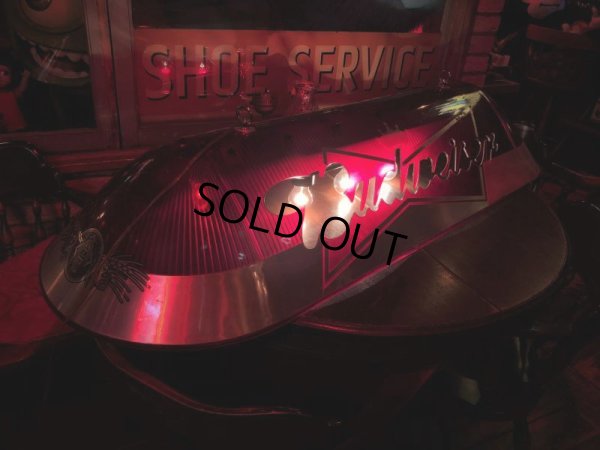 画像29: 【店舗引き取り限定】Vintage Anheuser-Busch Budweiser Advertising Pool Table Light Up Bar Pub Sign (B860)