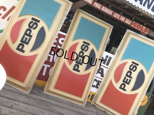 画像10: Vintage Pepsi Cola Advertising Store Display Embossed Plastic Lighted Sign Huge!  (B860)