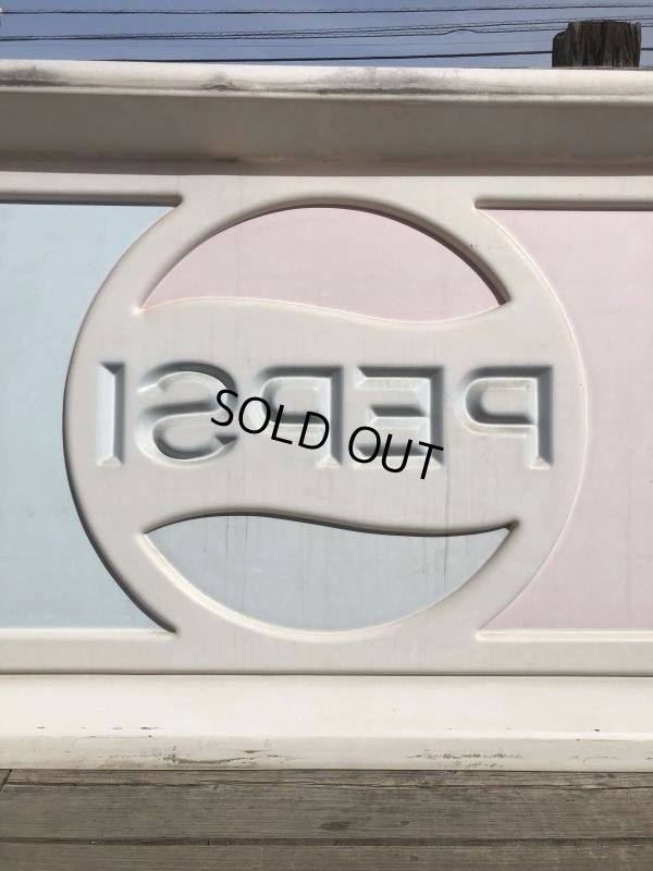 画像16: Vintage Pepsi Cola Advertising Store Display Embossed Plastic Lighted Sign Huge!  (B860)