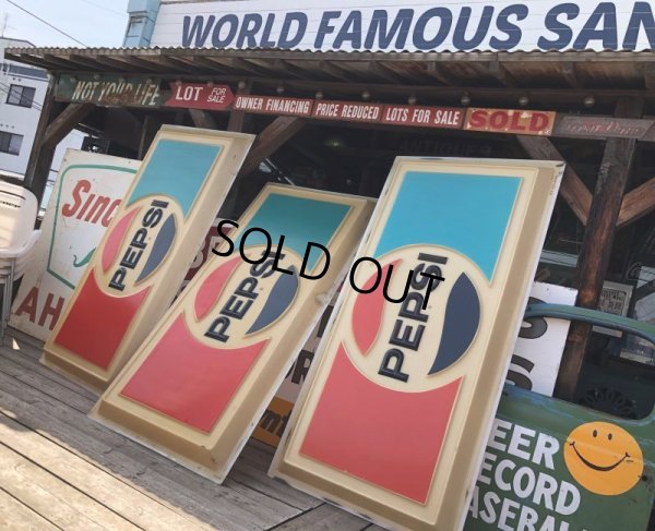 画像9: Vintage Pepsi Cola Advertising Store Display Embossed Plastic Lighted Sign Huge!  (B860)
